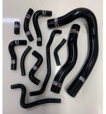 Mitsubishi Starion Silicone 2.6 Coolant Hose Kit (11) - Green