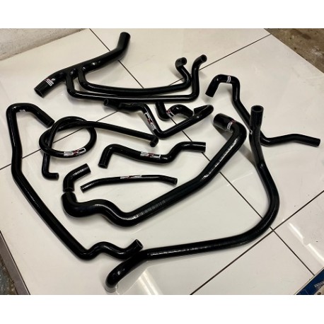 Peugeot 405 1.9 Mi16 XU9J4 Silicone Coolant Hose Kit (BLACK) - 11 Hoses