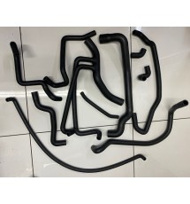 Peugeot 405 1.9 Mi16 XU9J4 Silicone Coolant Hose Kit (MATTE BLACK) - 11 Hoses