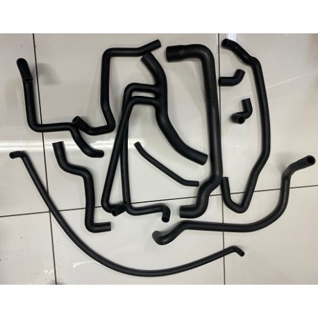 Peugeot 405 1.9 Mi16 XU9J4 Silicone Coolant Hose Kit (MATTE BLACK) - 11 Hoses