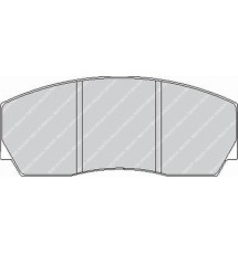 Ferodo DS3000 Front brake pads - FRP216R