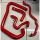 Citroen Saxo VTR Complete Silicone Coolant Hose Kit (RED) - 1999 Onwards