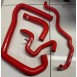 Citroen Saxo VTR Complete Silicone Coolant Hose Kit (RED) - 1999 Onwards