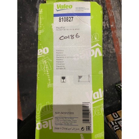 Genuine OE Valeo Peugeot 205 1.6 & 1.9 GTI Original Radiator - 1300.K5 / 8108.27