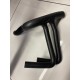 Peugeot 205 GTI Silicone Top Radiator Hose with oil cooler - MATTE BLACK