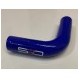 Peugeot 205 / 309 Mi16 Silicone Bottom Radiator Hose - (FRONT) - BLUE