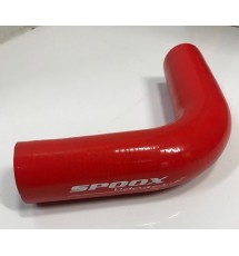 Peugeot 205 / 309 Mi16 Silicone Bottom Radiator Hose - (FRONT) - RED - LHD