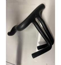 Peugeot 205 GTI Silicone Top Radiator Hose with oil cooler - MATTE BLACK - LHD