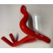 Peugeot 205 GTI Silicone Top Radiator Hose with oil cooler - RED - LHD