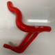 Peugeot 205 GTI Silicone Top Radiator Hose with oil cooler - RED - LHD