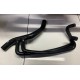 Peugeot 309 GTI silicone top radiator hose with oil cooler takeoffs - Black