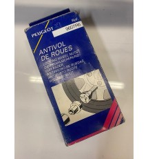 Genuine O/E Peugeot 205 GTI locking wheel bolt set - 9607.R6