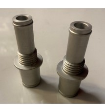 Billet Alloy Male to Male Bulkhead Fittings (PAIR)  13mm / 19mm