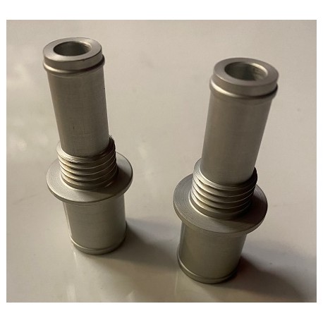 Billet Alloy Male to Male Bulkhead Fittings (PAIR)  13mm / 19mm