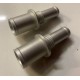 Billet Alloy Male to Male Bulkhead Fittings (PAIR)  13mm / 19mm