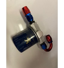 Mocal Remote Oil Filter Head with Genuine OE Peugeot oil filter & -10 JIC fittings