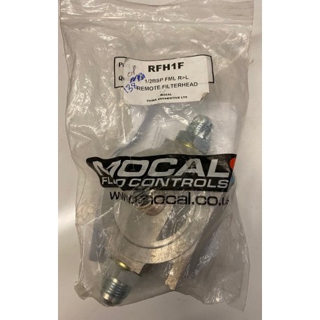 Mocal Remote Oil Filter Head 1/2" BSP fittings - RFH1F