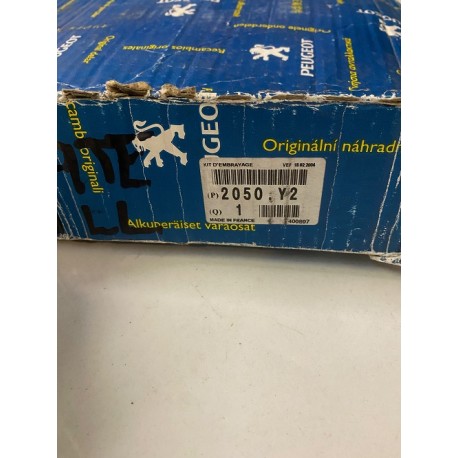 Genuine OE Peugeot 306 S16 3 Piece Clutch Kit - 2050.Y2