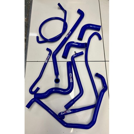 1991 Onwards Peugeot 205 GTI 8 Valve Silicone Coolant Hose Kit - BLUE - No Factory Oil Cooler