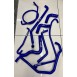 1991 Onwards Peugeot 205 GTI 8 Valve Silicone Coolant Hose Kit - BLUE - No Factory Oil Cooler