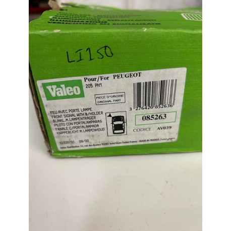 Genuine Valeo Peugeot 205 PH1 / 1.5 nearside front indicator - orange