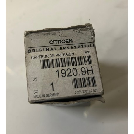 Genuine OE Peugeot 106 GTI Map Sensor - 1920.9H