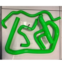 Peugeot 106 S2 Rallye Silicone Coolant Hose KIT - With Oil Cooler (GREEN)
