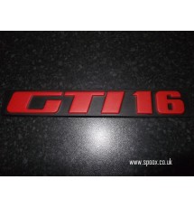 Peugeot 309 GTI-16 tailgate badge