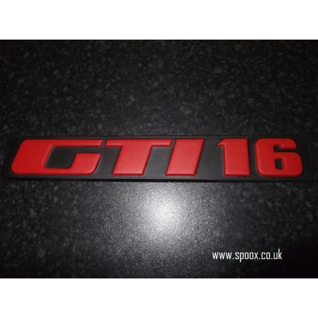 Peugeot 309 GTI-16 tailgate badge