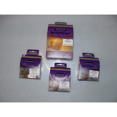 Peugeot 309 GTi Complete Competition Car Bush Kit (22mm ARB)