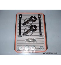 Competition Alloy Bonnet Pin Kit - Black