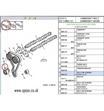 306 Xsi 1.8 16v Cam Belt Tensioner Securing Bolt