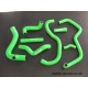 S.R.D Peugeot 405 1.9 Mi16 Silicone Full Oil Breather Hose Kit (GREEN)