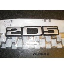 Brand New Genuine O/E Peugeot '205' tailgate badge - 8660.48