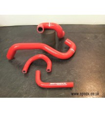 Peugeot 406 Sri Turbo Oil Breather Hose Kit (Red)