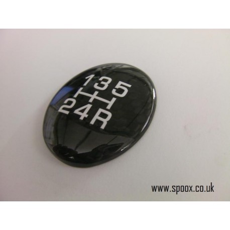 Peugeot 205 BE3 Carbon Fibre Gearknob Insert