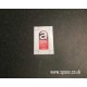 Peugeot 205 & 309 Caution Asbestos Slam Panel Sticker