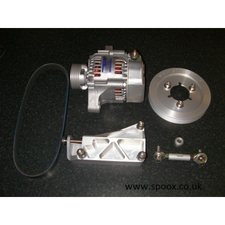 Spoox Motorsport Citroen Saxo VTS 16v Billet Race Alternator Setup