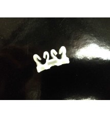 Genuine O/E Peugeot 205 Brake Pipe Securing Clip (white) - 4814.66