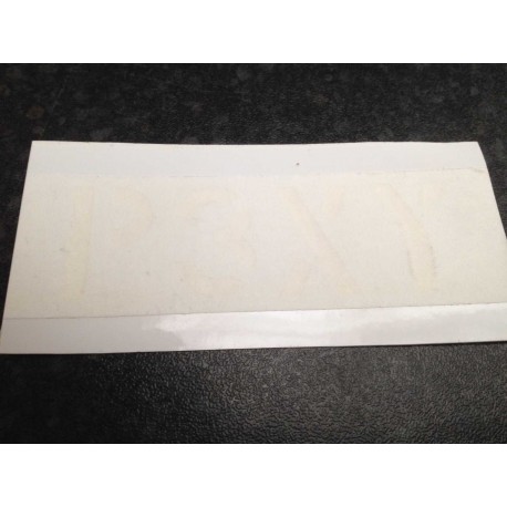 Peugeot 205 & 309 P3XY (Noir Onyx) Paint Code Applicator Stencil