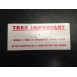 Peugeot 205 & 309 'Tres Important' Graphic / Sticker