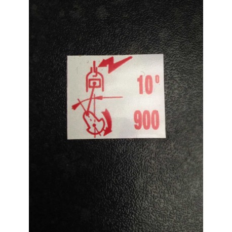 Peugeot 205 & 309 Engine Timing Graphic / Sticker