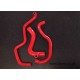 Peugeot 405 1.9 Mi16 (XU9J4) Silicone Oil Filler Hose Kit - (RED)