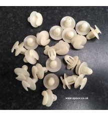 Genuine OE Peugeot 205 front speaker grill clip (1)